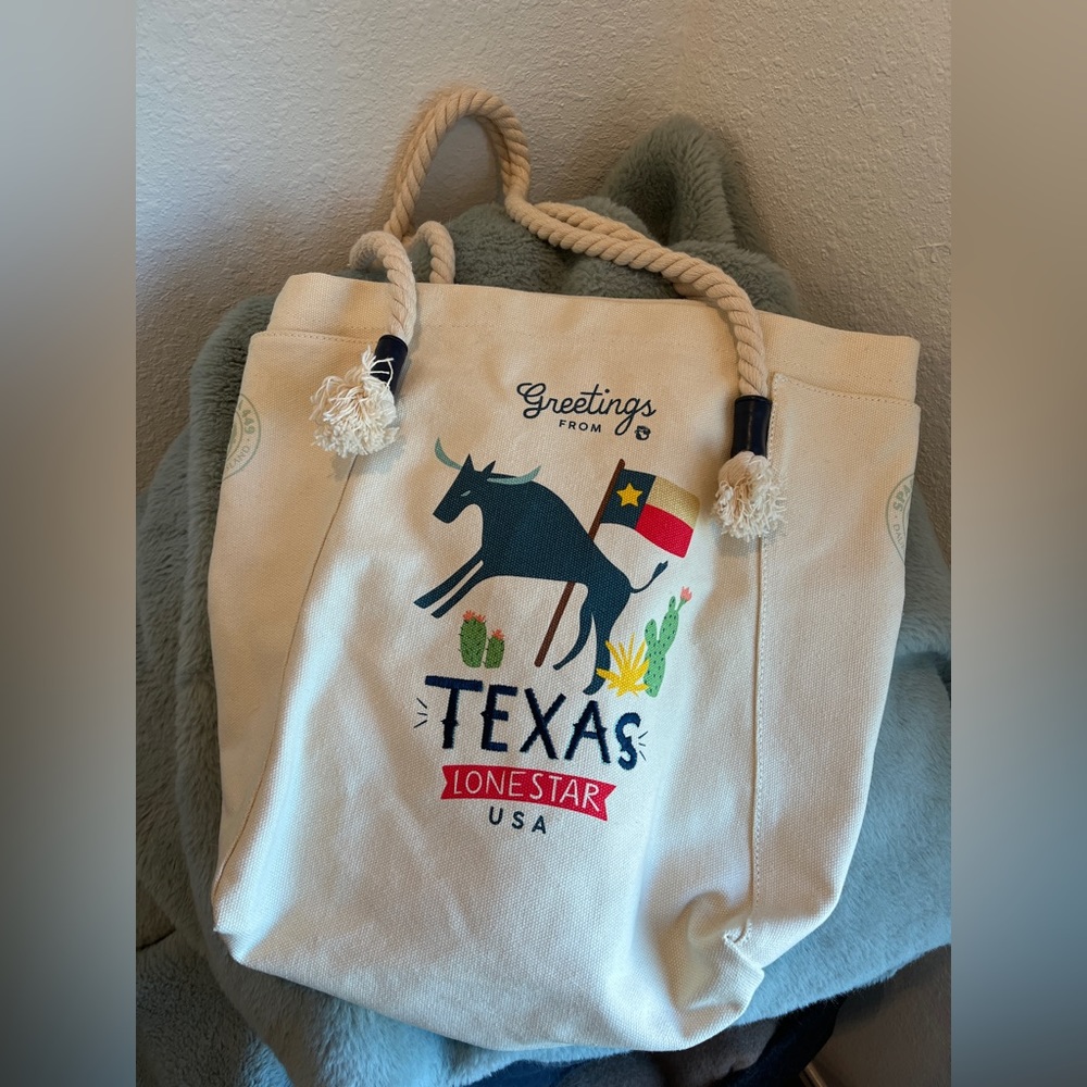 Spartina Texas Canvas Tote